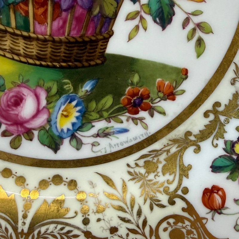 Тарелка Spode  для  Tiffany Нью-Йорк 