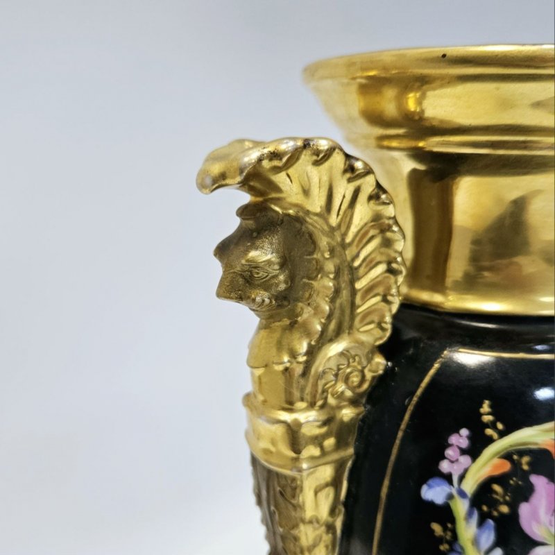 Парные вазы Франция стиль Ампир нач 19в