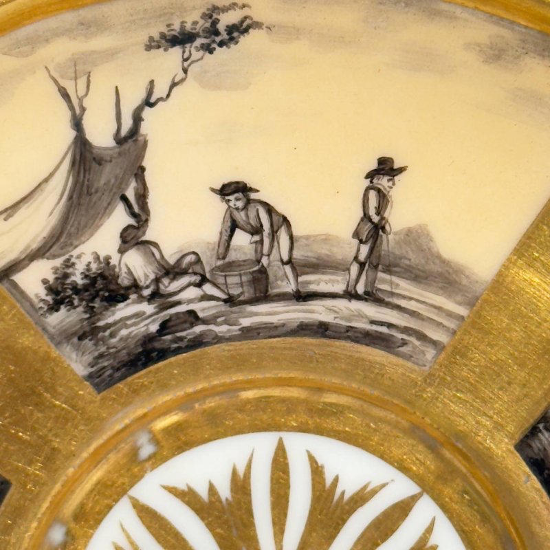 Чашка с блюдцем фабрика Nast (к)