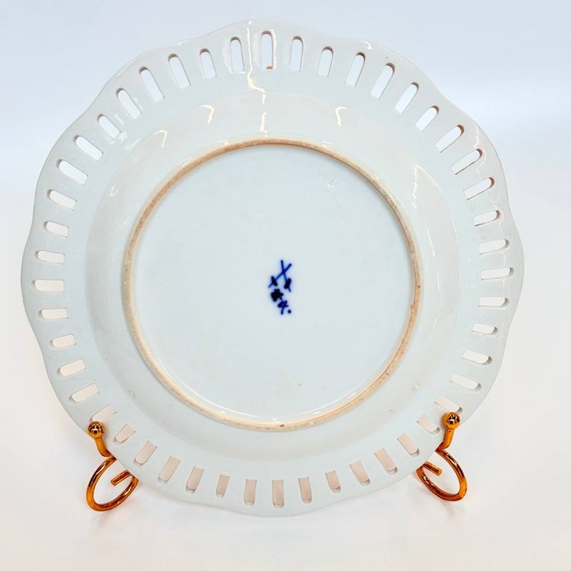 Старинная тарелка Meissen Период Марколини