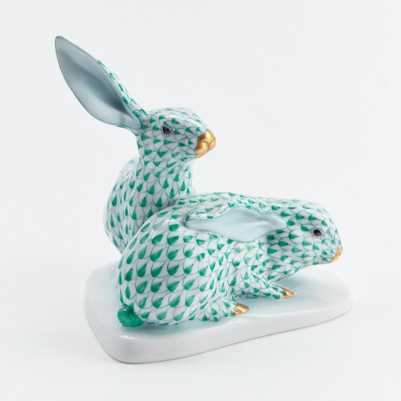 Коллекционная статуэтка Пара зайцев