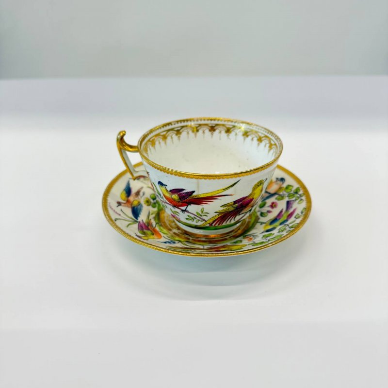 Чайная пара Coalport 1820-1829 Англия 