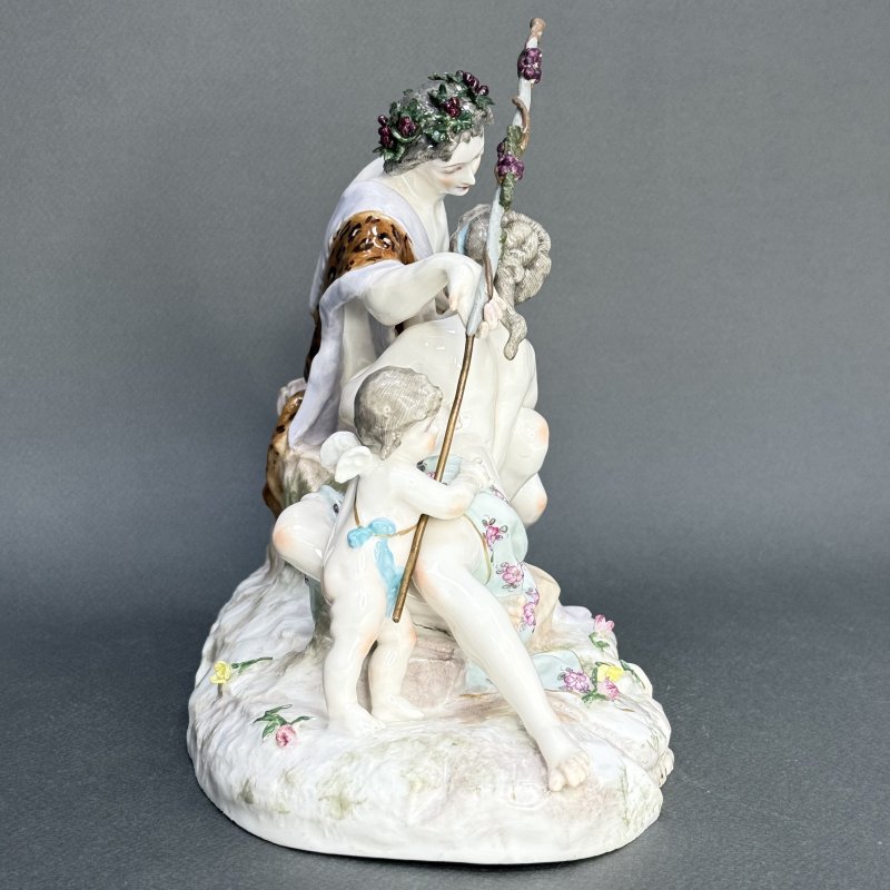 Скульптурная группа Дионис и Ариадна Франция Эдме Самсон 1900 гг