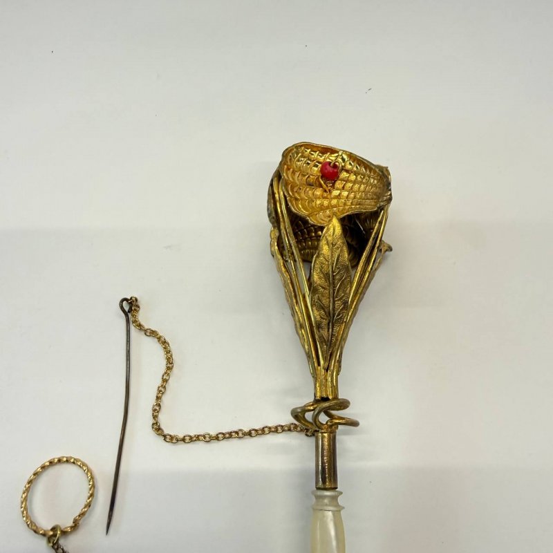 Большой коллекционный старинный портбукет - редкость!