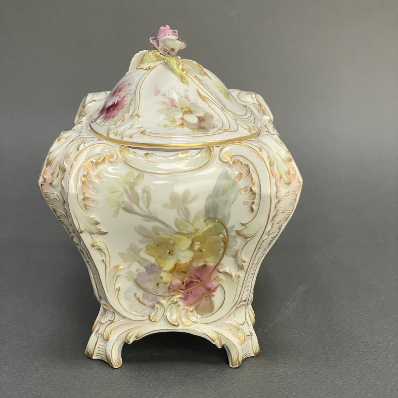 Старинная шкатулка в стиле Weichmalerei KPM  1900-1910 г 