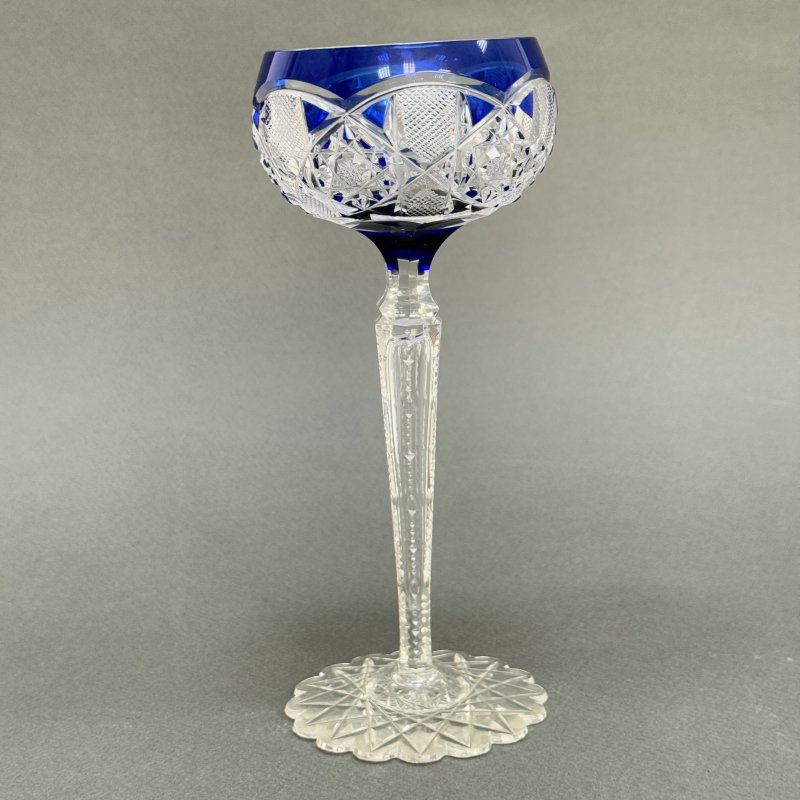 Бокал для вина Саарские мосты или Белфорт V.S.Lambert Бельгия 1900 г