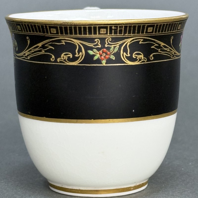 Чашка с блюдцем для кофе в стиле Артдеко Роял Вустер - Marshall Field &Co Англия-США 1920 гг. (д)