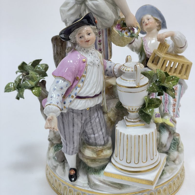  Фигура Группа садоводов Meissen 1880-1890