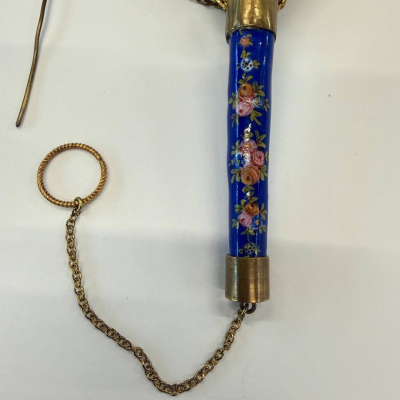 Большой коллекционный старинный портбукет - редкость!