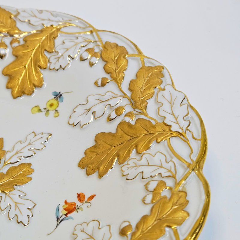 Великолепная тарелка с дубовыми листьями 1957-72гг