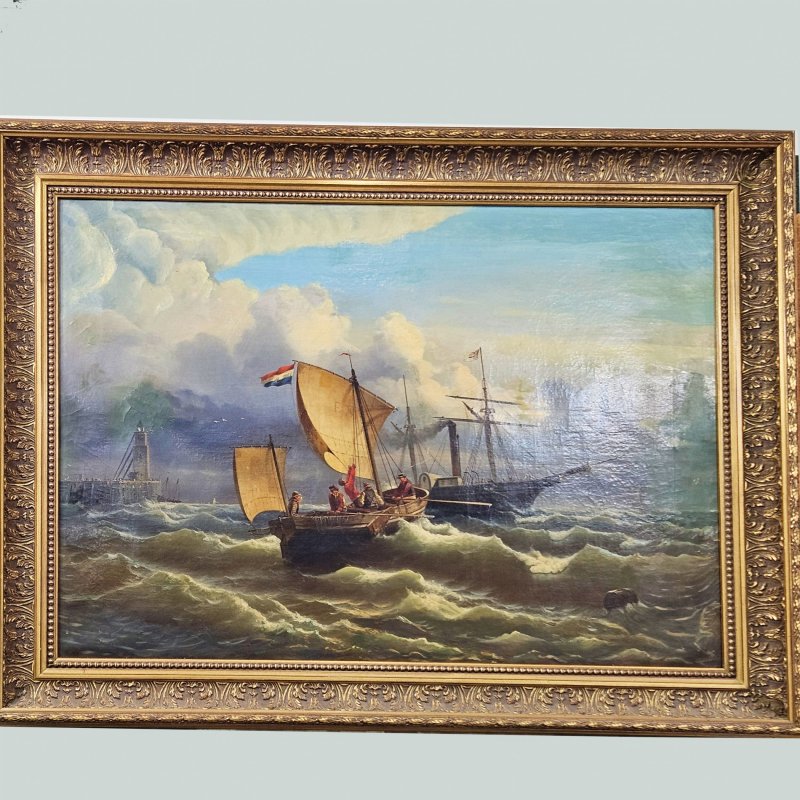 Картина Лодка в Харлингене Шмидт