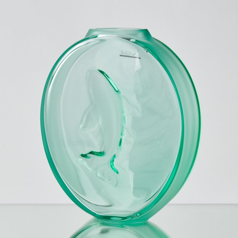 Хрустальная коллекционная ваза Koi Carp