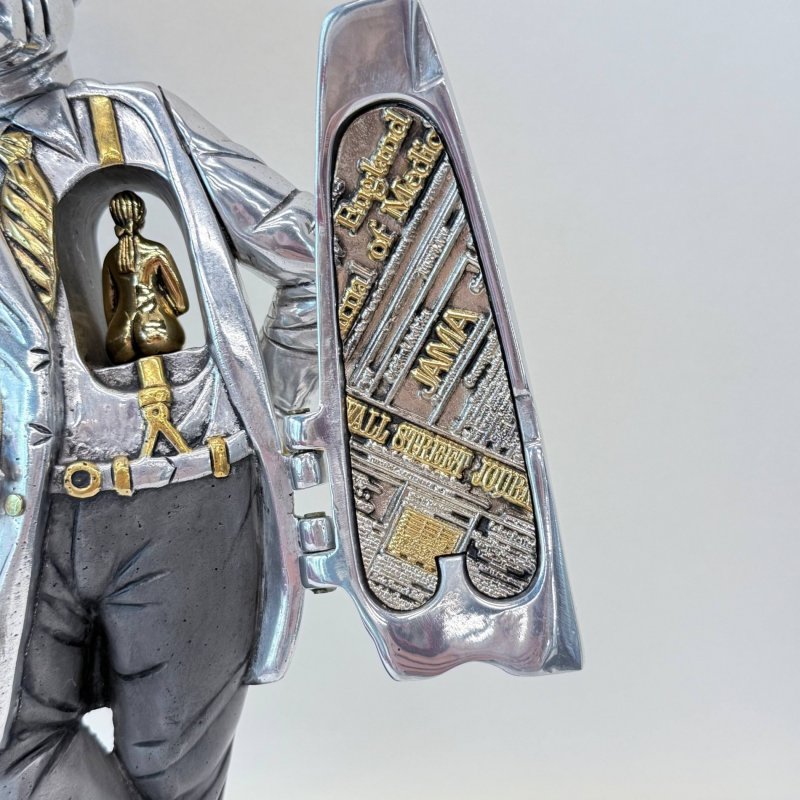 Металлическая скульптура «Доктор» - Франк Майслер. (к)