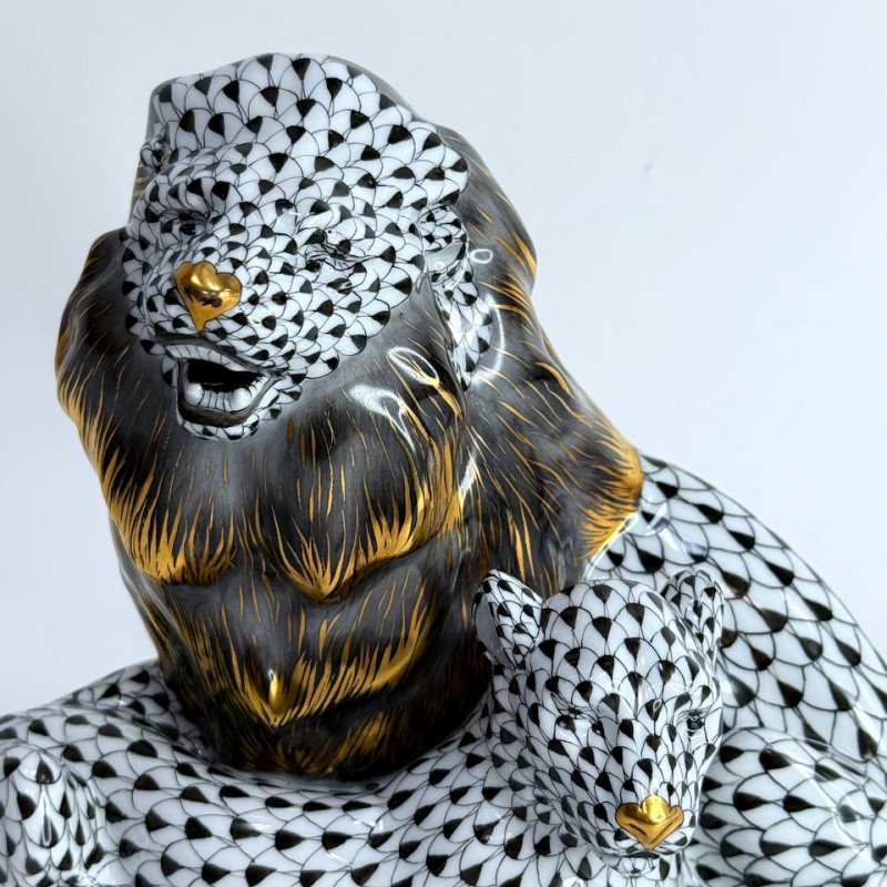 Редкая фигурка Лев с львицей Идеальный подарок для знака зодиака - Лев 