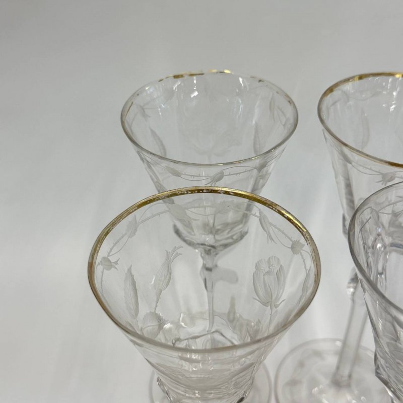 Набор из 6ти хрустальных бокалов Moser коллекция Paula