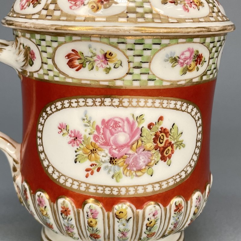 Чашка с крышкой Meissen период Марколини 1774 г