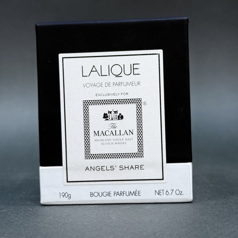 Ароматическая свеча Lalique исключительно для THE MACALLAN линейка ароматов для дома Voyage de Parfumeur 2024-2025 г