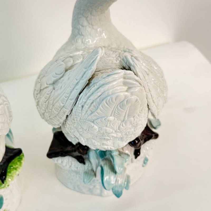 Фигурки лебедей Meissen