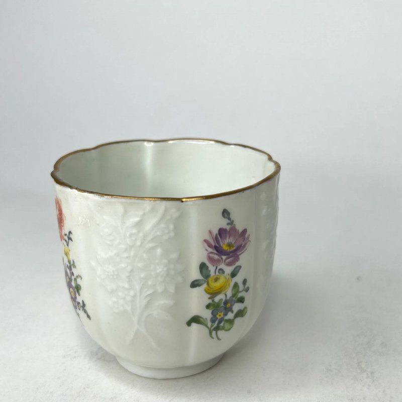 Чашка с блюдцем, Meissen, из сервиза Иоганна Эрнста Гоцковского 