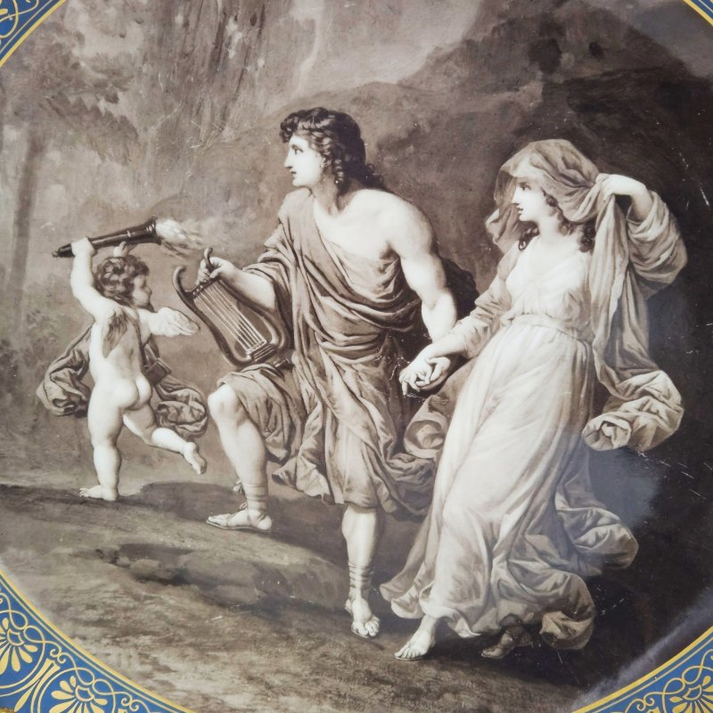 Блюдо Орфей и Эвридика
