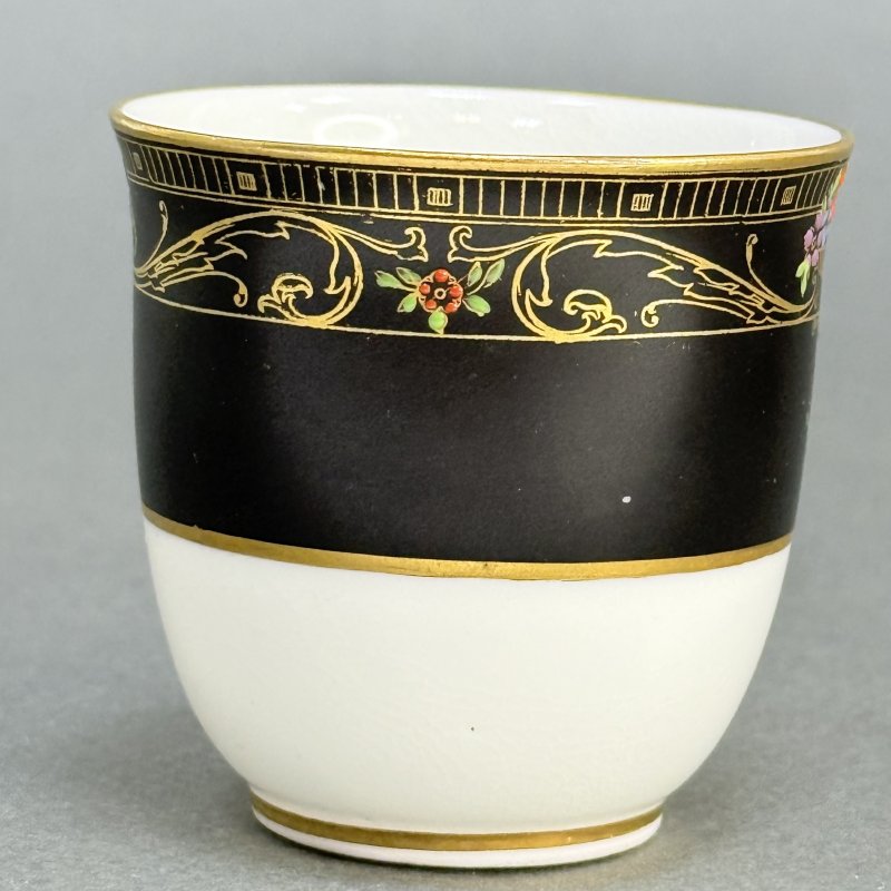 Чашка с блюдцем для кофе в стиле Артдеко Роял Вустер - Marshall Field &Co Англия-США 1920 гг.