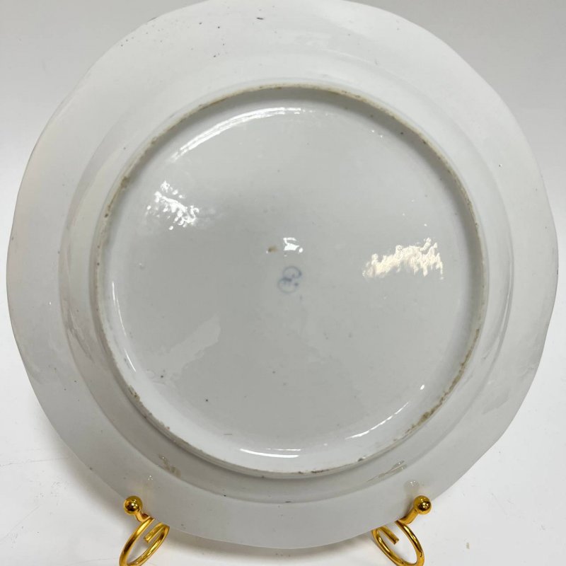 ИфЗ,1762-1796 период Екатерины-2,глубокая тарелка из вседневного сервиза.