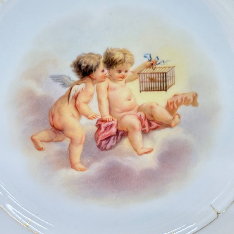 Тарелка из сервиза для великого князя Александра Александровича, будущего императора Александра III ИФЗ