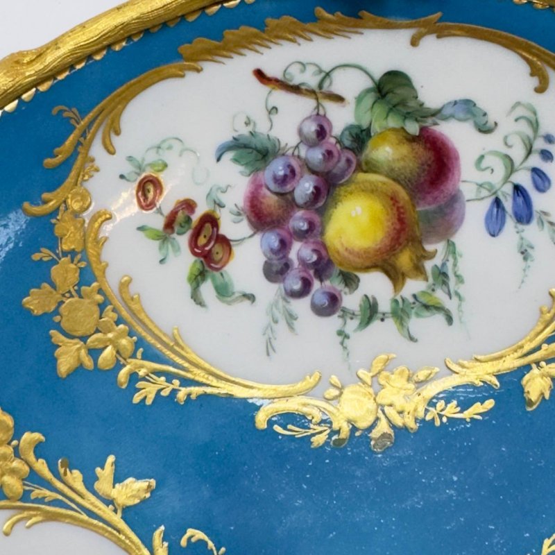 Редкое сервировочное блюдо Sevres 1760е г 