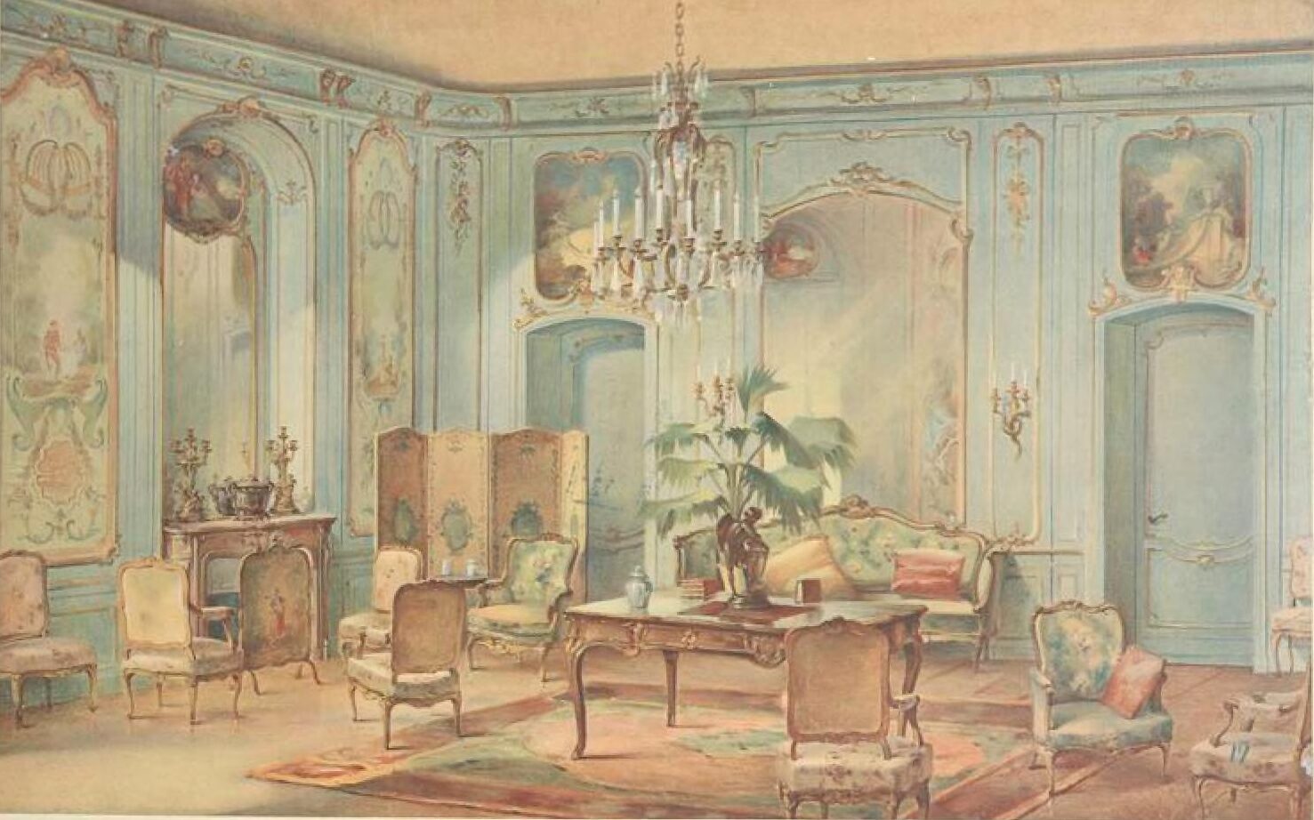 интерьеры 17 века в живописи