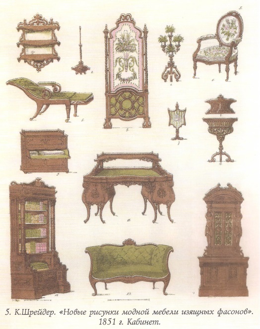 Русская мебель 18 век. Стулья и столы для кафе и бара